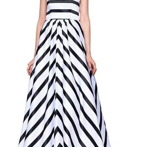 Betsy & Adam strapless ball gown